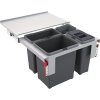 Odpadkový kôš Franke Sorter Garbo 60-3 1 x 8l + 1 x 12l + 1 x 18l