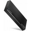 AXAGON EEM2-GTR, M.2 NVMe THIN RIB box, SuperSpeed USB-C 10 Gbps, black