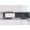 DIMEX | Dibond doska za kuchynskú linku | DBW-08040-181 Jemné kvety| 80 x 40 cm + Dibond obkladová doska Dimex do kuchyne Jemné kvetyv rozmere 80 x 40 cm