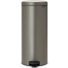 Brabantia, pedálový koš newlcon 30 l barva platinová