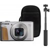 Canon PowerShot SX740 HS LITE strieborný Travel Kit 2956C046