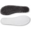 Wooline Vložky do topánok filc/kožušina sivé Veľkosť: 41