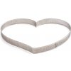 Decora Nerezová forma srdca Microforata perforovaná 24x22x3 5cm