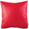 Vankúš červený ekokoža EMI, Vankúš 50x50 cm