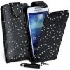 Smartfony-it Puzdro Flip Vertical Samsung Galaxy S4 čierne s trblietkami. - NR2176