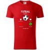 Futbal volá - Tričko z organickej bavlny - M ( Červená )