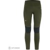 Fjällräven Abisko Trekking HD dámske legíny, Deep Forest XS