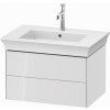 Duravit White Tulip skrinka 68.4x45.8x41 cm závesná kúpeľňová skrinka pod umývadlo biela WT434108585