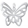 Silvego Strieborný prívesok motýľ PRM11592