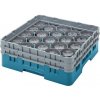 Cambro Kôš Camrack 20 pozícií, výška pohára 17,4 cm - Tyrkysová| TOM, R-20S638-414