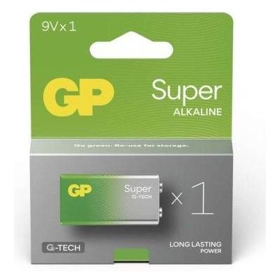 B01511 Alkalická baterie GP Super 9V (6LR61) GP