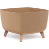 PROSPERPLAST Kvetináč GRACIA SQUARE ECO WOOD naturo 39cm