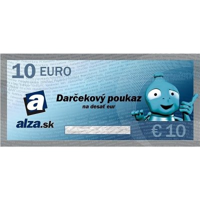 Elektronický darčekový poukaz Alza.sk na nákup tovaru v hodnote 10 € od 10  € - Heureka.sk