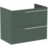 Roca Ella skrinka 78.5x44.6x63.5 cm závesná kúpeľňová skrinka pod umývadlo zelená A857770534