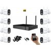 Monitorrs Security Wifi IP 8 kamerový set 5 mpix, aktív (6123k8) (Monitorrs Security)