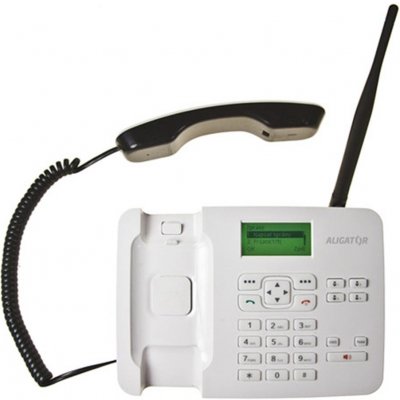 ALIGATOR T100 Stolní telefon na simkartu White PR1-AT100W