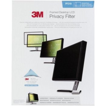 3M čierný rámový privátný filter na LCD 19" PF319