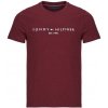 Tommy Hilfiger tričko s krátkym rukávom Tommy logo červené