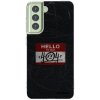 Picasee silikónový prehľadný obal pre Samsung Galaxy S21 FE 5G - HELLO 404