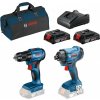BOSCH Sada 18V AKU náradia (GDR + GSR + 2x akumulátor 2 Ah, nabíjačka, taška) 0615990N3R