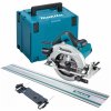 Makita HS7611J kotoučová pila + vodící lišta 1500mm + adaptér k vodící liště, Makpac