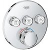 Grohe Grohtherm SmartControl - Termostatická sprchová podomietková batéria, 3 ventily, chróm 29121000