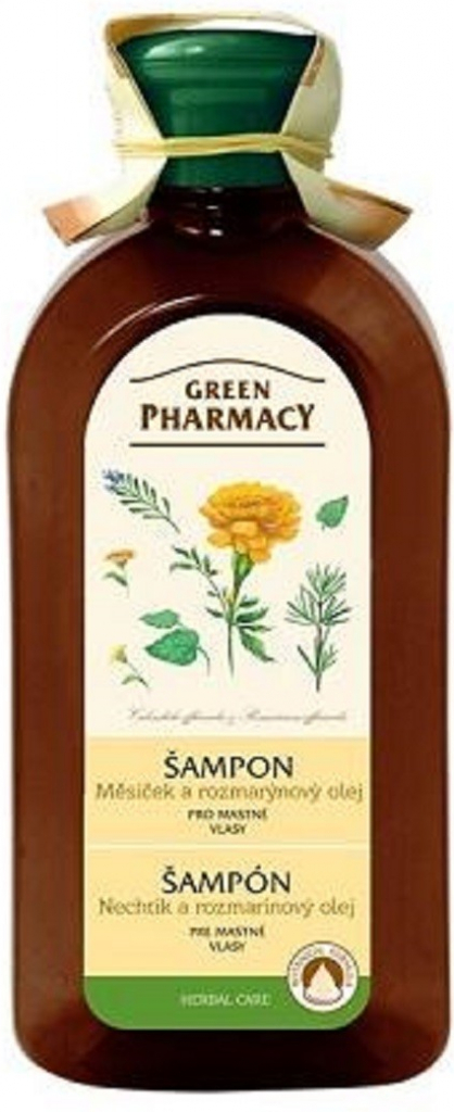 Green Pharmacy Nechtík a Rozmarínový olej šampón 350 ml