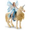 Schleich 42508 Víla Eyela na zlatom jednorožci (Sch42508)