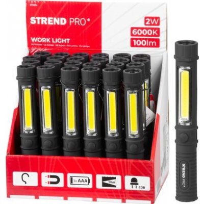Svietidlo Strend Pro Worklight CWL1046, COB LED 100 lm, 3xAAA, pracovné, magnet, .