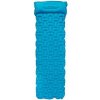 Spokey AIR BED PILLOW BIG Nafukovací matrac s vankúšikom, 213 x 62 x 6 cm, R-Value 2.5, modrá