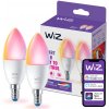 2x LED žiarovka E14 sviečka C37 4,9W = 40W 470lm 2200-6500K RGB + TW Smart SMART WiFi Bluetooth App WiZ