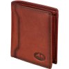 Pánska kožená peňaženka EL FORREST 728-29 s RFID koňakovou farbou 9 x 11 x 2,8 cm