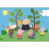 CLEMENTONI Puzzle Prasátko Pepina: S kamarády MAXI 24 dílků