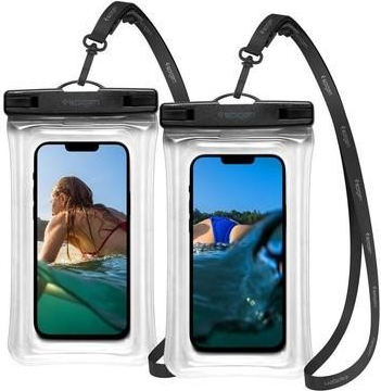 Púzdro Spigen Aqua Shield Floating voděodolné A610 2 Pack čiré