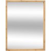 OBDĹŽNIKOVÉ ZRKADLO DO KÚPEĽNE V BAMBUSOVOM RÁME 34x44 cm VEĽKÉ NÁSTENNÉ
