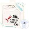 Body s potlačou New Baby Viac vlasov ako táta darčekové balenie