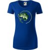 Ryba s prútom - Dámske tričko z organickej bavlny Origin (GOTS) - 2XL ( Kráľovská modrá )
