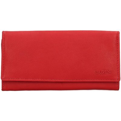 Dámska kožená peňaženka LAGEN V-25 E červená