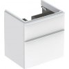 | Geberit 500.352.00.1 - Kúpeľňová skrinka pod umývadlo Smyle Square 61,7x58,4 cm biela | 500.352.00.1