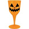 Plastový pohár halloweenska tekvica