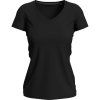 Stedman Tričko V-Neck T Claire, výstřih do V, krátký rukáv, dámské COT05971005905-black opal 2XL Černý opál