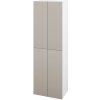 Dreja Vysoká skriňa DOS SVD4 50 - N01 Biela lesk / Bez úchytky T31 / N07 Stone