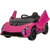 mamido Detské elektrické autíčko Lamborghini Invencible ružové