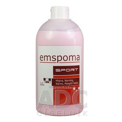 EMSPOMA Hrejivá - ružová "O" masážna emulzia 1x1000 ml