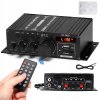 MINI ZOSILŇOVAČ HIFI BLUETOOTH STEREO RÁDIO S DIAĽKOVÝM OVLÁDANÍM BT-309A-A FM 400W+400W
