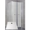 ARTTEC Sprchový kút COMFORT A 17 hroznové sklo 80 x 80 x 198 cm s vaňou z mramoru POLARIS PAN04543