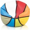 Sedací vak basketbalová farebná lopta ekokoža TiaHome