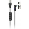 Connect IT CCA-2200-BK USB-C/Lightning/MicroUSB, 2m, černý