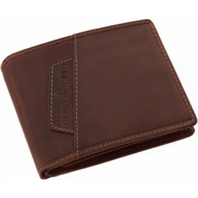 Hnedá pánska kožená peňaženka GPPN410