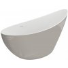 Polimat ZOE voľne stojaca akrylátova vaňa, popol 180 x 80 cm 00407